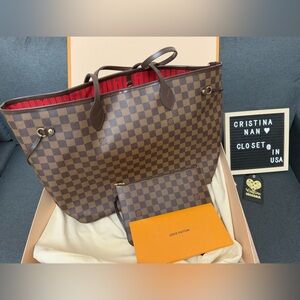 Louis Vuitton DAMIER EBENE Neverfull GM
